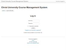Tablet Screenshot of courses.christuniversity.in